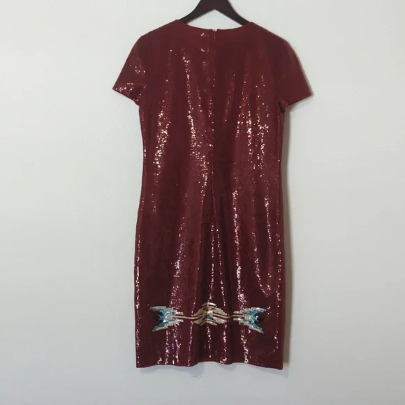 Embellished Cady women's dress size 8. Ralph Lauren Collection - Picture 5 of 14